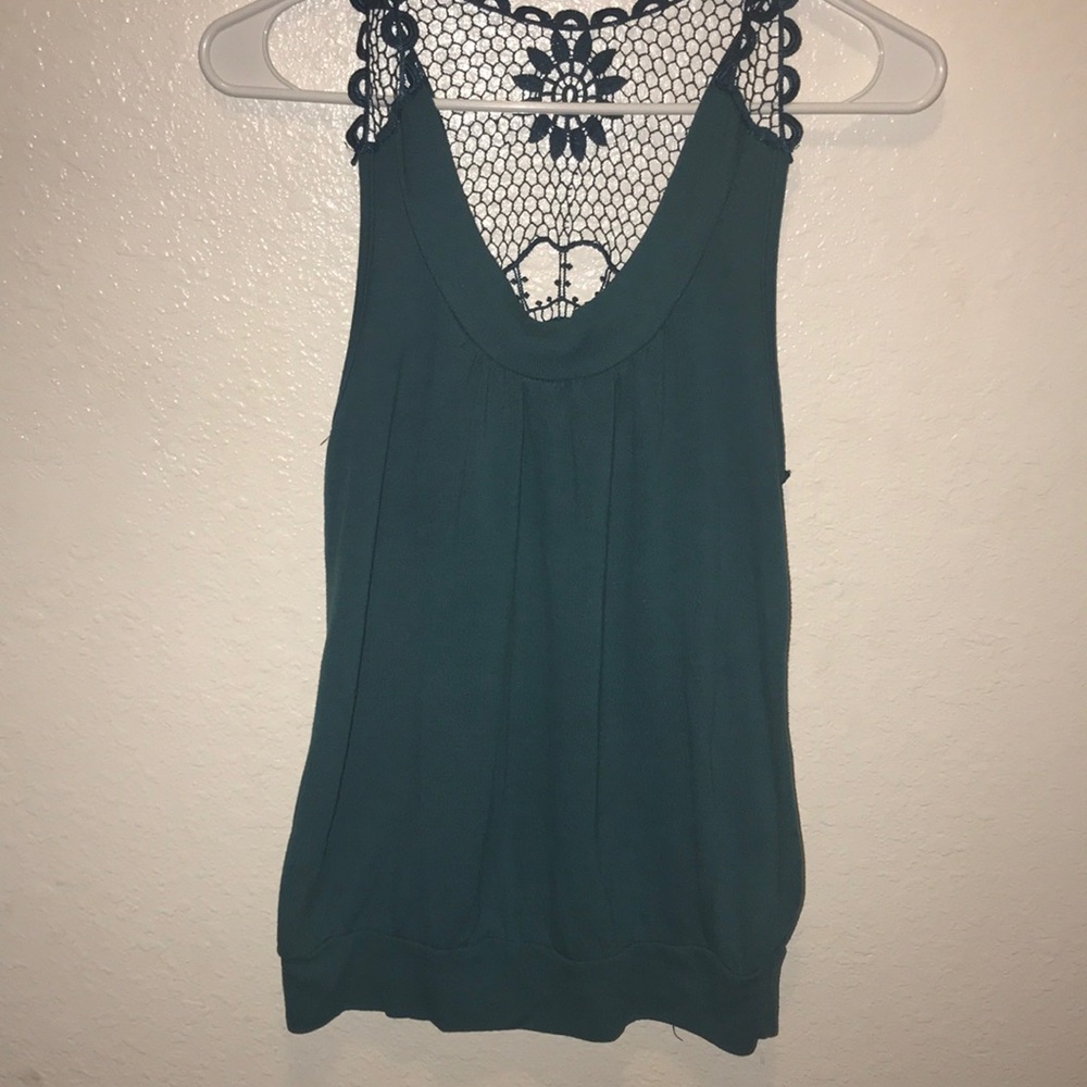 Floral netted top